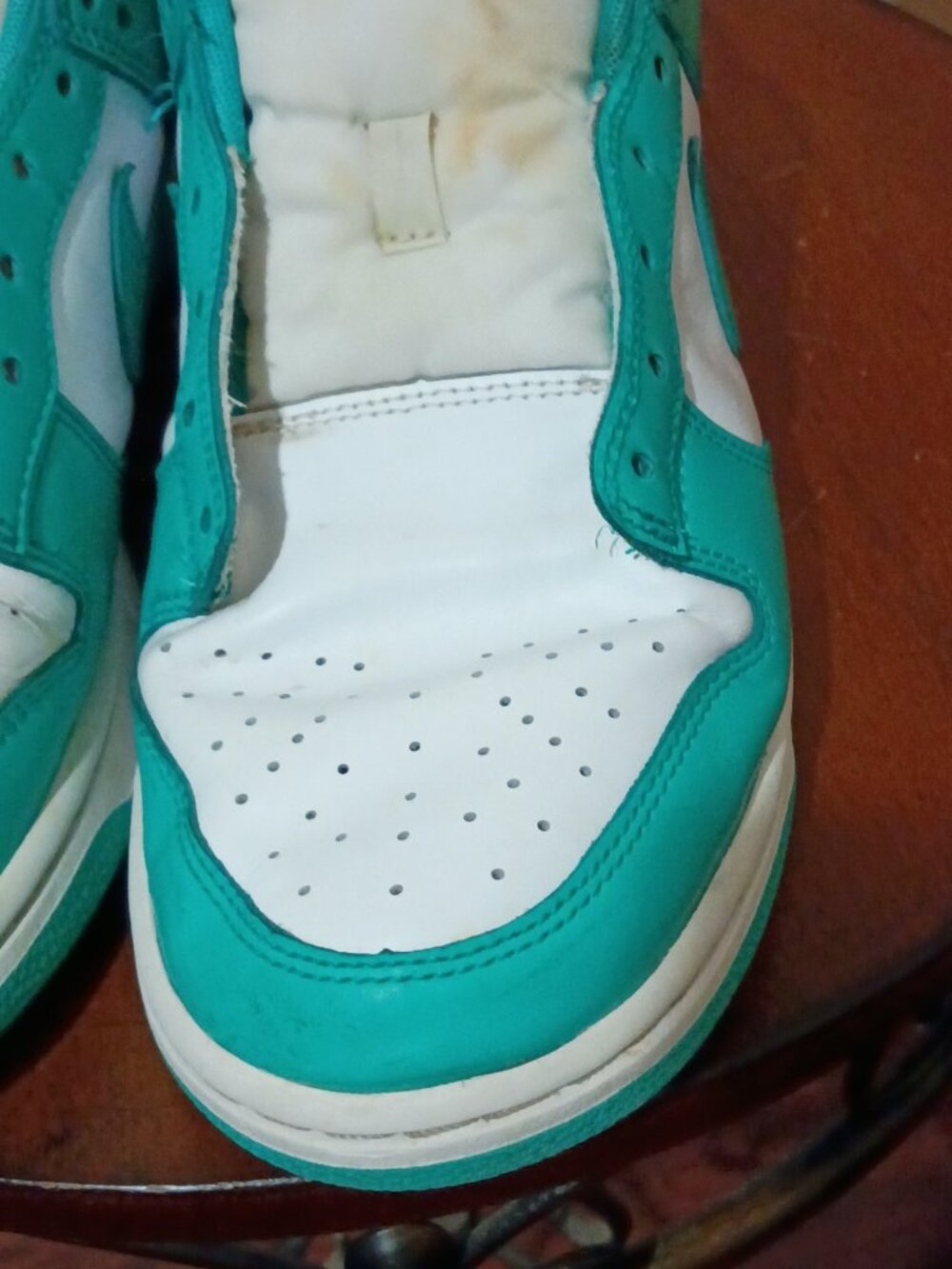 Nike Mens Dunk Low Clear Jade DV0833-101 Retro Casual Shoes Sneakers Size 9 - Picture 8 of 13